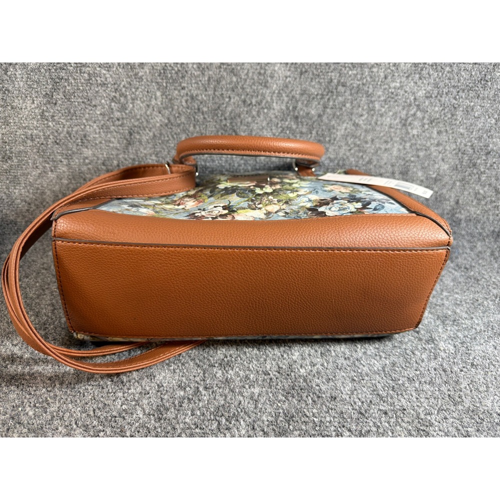 Rosetti Irene Satchel Palace and Garden Floral Cognac Brown Handbag NWT - Picture 5 of 5